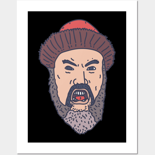 Ivan the Terrible - Russian Tsar Yelling Wall Art by DeWinnes